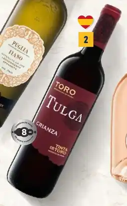 Lidl Tulga tinta de Toro Crianza aanbieding