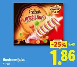 Lidl Hurricane ijsjes aanbieding