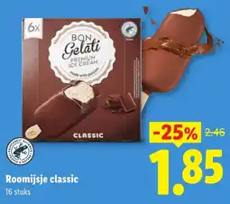Lidl Roomijsje Classic aanbieding