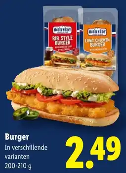 Lidl Burger aanbieding