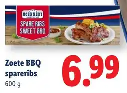 Lidl Zoete BBQ Spareribs aanbieding