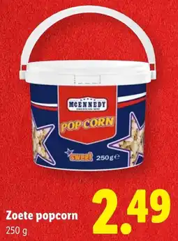Lidl Zoete Popcorn aanbieding