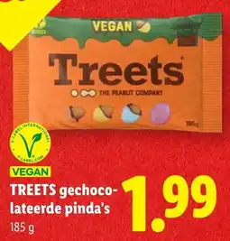 Lidl Treets Gechocolateerde Pinda's aanbieding