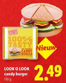 Lidl Look o Look Candy Burger aanbieding