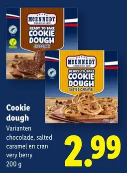 Lidl Cookie Dough aanbieding