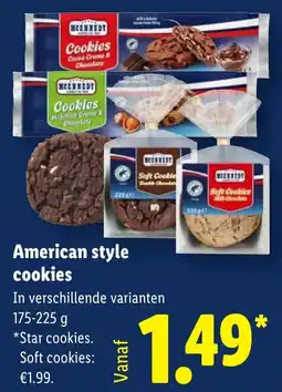 Lidl American Style Cookies aanbieding