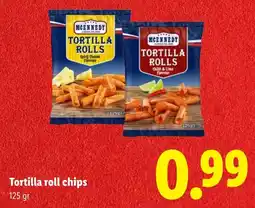 Lidl Tortilla Roll Chips aanbieding