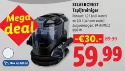 Lidl Silvercrest Tapijtreiniger aanbieding