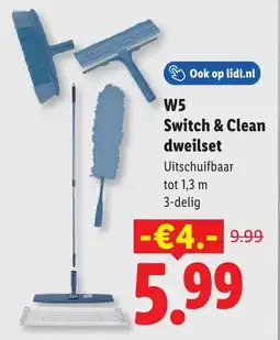 Lidl W5 Switch & Clean dweilset aanbieding