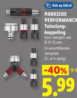 Lidl Parkside Performance Tuinslangkoppeling aanbieding