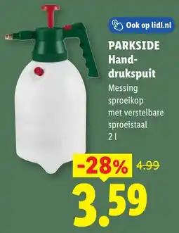 Lidl Parkside Handdrukspuit aanbieding