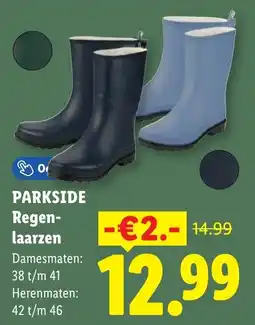 Lidl Parkside Regenlaarzen aanbieding