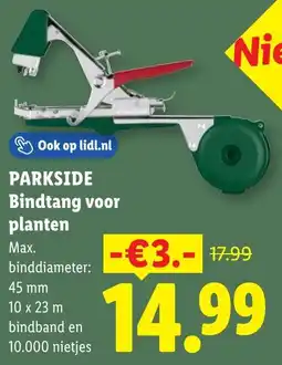 Lidl Parkside Bindtang Voor Planten aanbieding