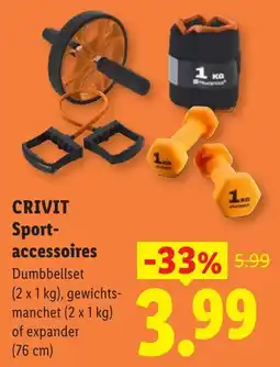 Lidl Crivit Sport Accessoires aanbieding