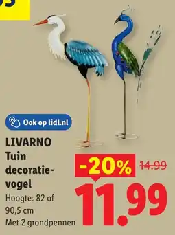 Lidl Livarno Tuin Decoratie Vogel aanbieding