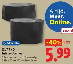 Lidl Livarno Tuinmeubelhoes aanbieding