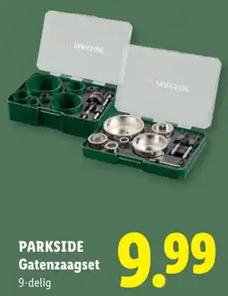 Lidl Parkside Gatenzaagset aanbieding