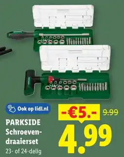 Lidl Parkside Schroevendraaierset aanbieding