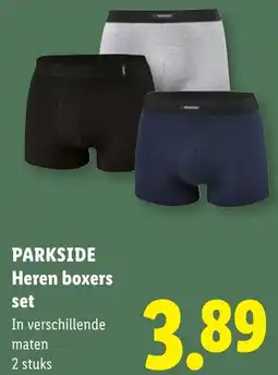 Lidl Parkside Heren Boxers set aanbieding