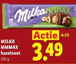 Lidl Milka mmmax hazelnoot aanbieding