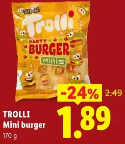 Lidl Trolli Mini burger aanbieding