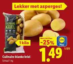 Lidl Culinaire blanke kriel aanbieding