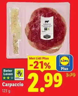 Lidl Carpaccio aanbieding