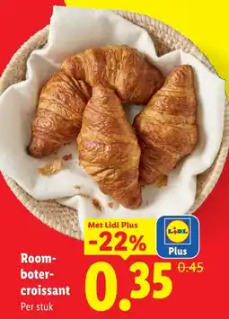 Lidl Roomboter croissant aanbieding