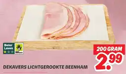 Dekamarkt Dekavers lichtgerookte beenham aanbieding