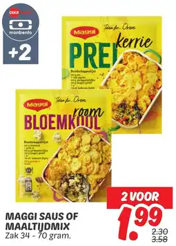 Dekamarkt Maggi Saus of mMaltijdmix aanbieding