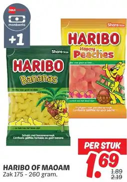Dekamarkt Haribo of Maoam aanbieding