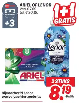 Dekamarkt Bijvoorbeeld Lenor wasverzachter zeebries aanbieding