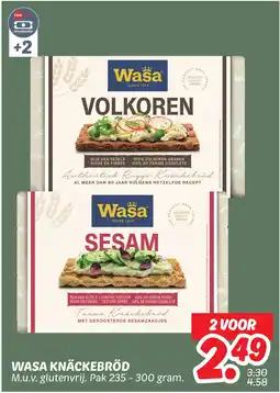 Dekamarkt Wasa Knäckebröd aanbieding