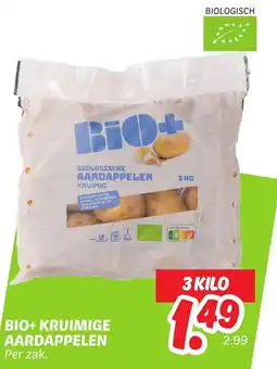 Dekamarkt Bio+ kruimige aardappelen aanbieding