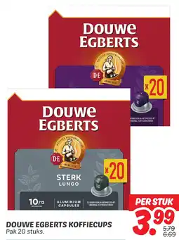 Dekamarkt Douwe egberts koffiecups aanbieding
