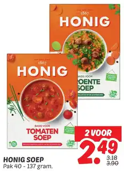 Dekamarkt Honig soep aanbieding