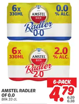 Dekamarkt Amstel radler of 0.0 aanbieding