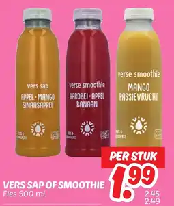 Dekamarkt Vers sap of smoothie aanbieding