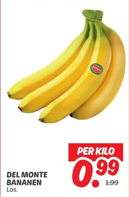 Dekamarkt Del monte bananen aanbieding