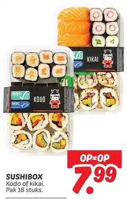 Dekamarkt Sushibox aanbieding