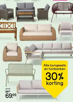 Leen Bakker Alle loungesets en tuinbanken aanbieding