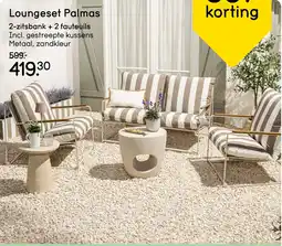 Leen Bakker Loungeset Palmas aanbieding