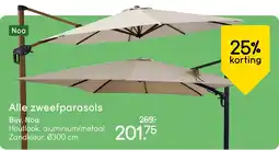 Leen Bakker Alle Zweefparasols aanbieding