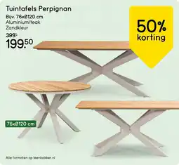 Leen Bakker Tuintafels Perpignan aanbieding