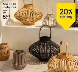 Leen Bakker Alle (LED) lantaarns aanbieding