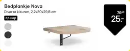 Leen Bakker Bedplankje Nova aanbieding