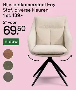 Leen Bakker Eetkamerstoel Fay aanbieding
