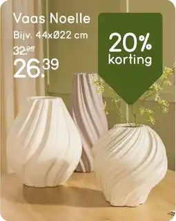 Leen Bakker Vaas Noelle aanbieding