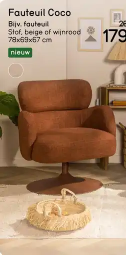 Leen Bakker Fauteuil Coco Fauteuil aanbieding