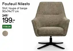 Leen Bakker Fauteuil Nilesto aanbieding